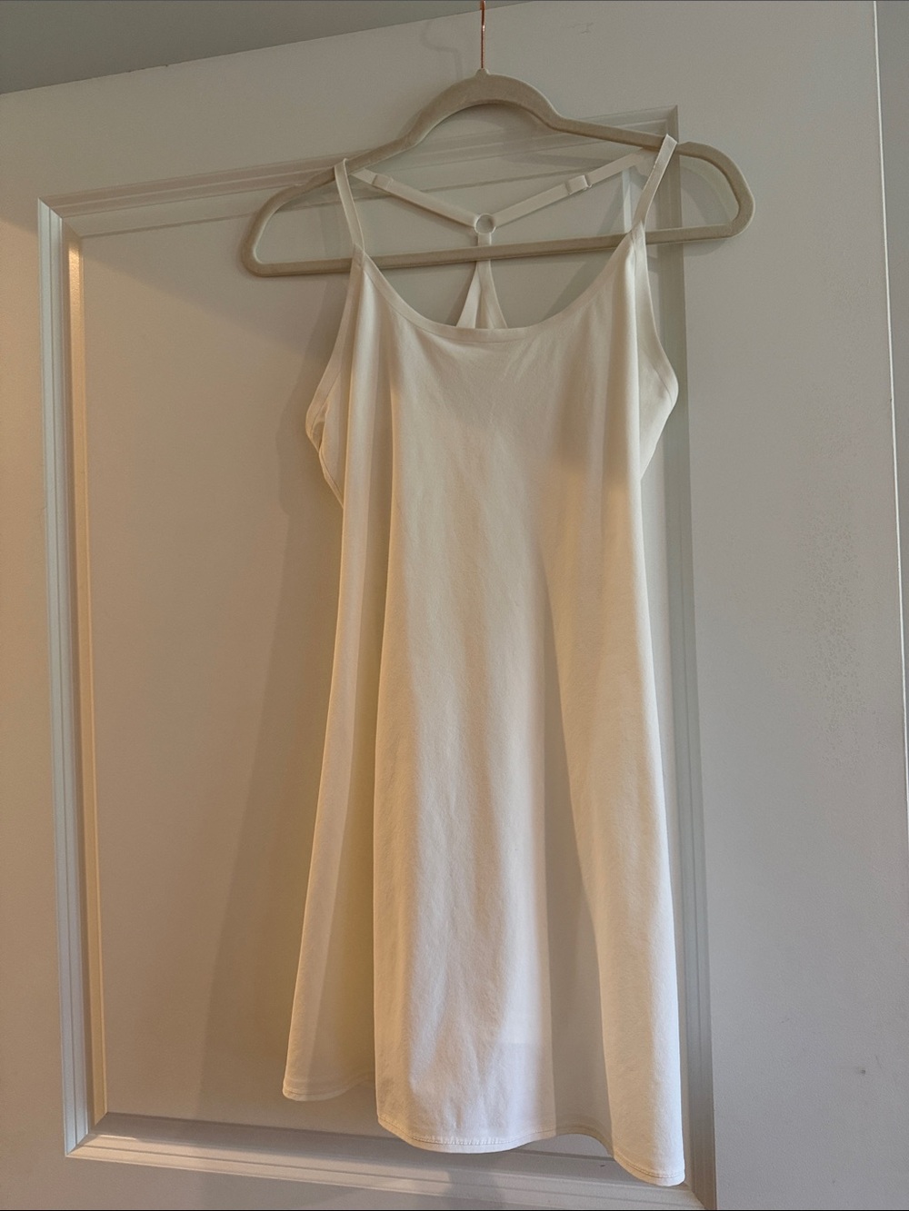 Outdoor Voices White Racerback Tennis Dress - Activewear